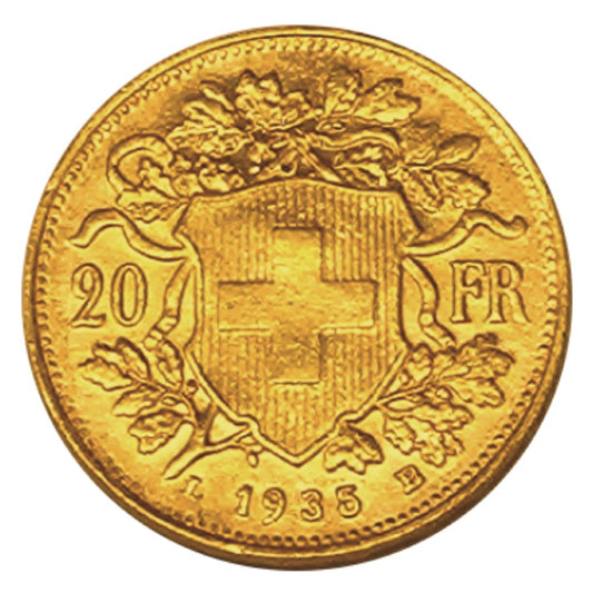 5,81 g Gold Vreneli 20 Franken