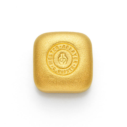 1 Oz Goldbarren gegossen quadratisch (C. Hafner)
