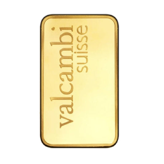 20 g Goldbarren geprägt (Valcambi)