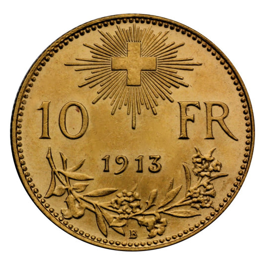 2,9 g Gold Vreneli 10 Franken